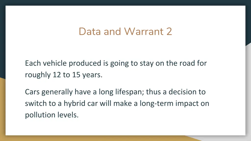 data and warrant 2