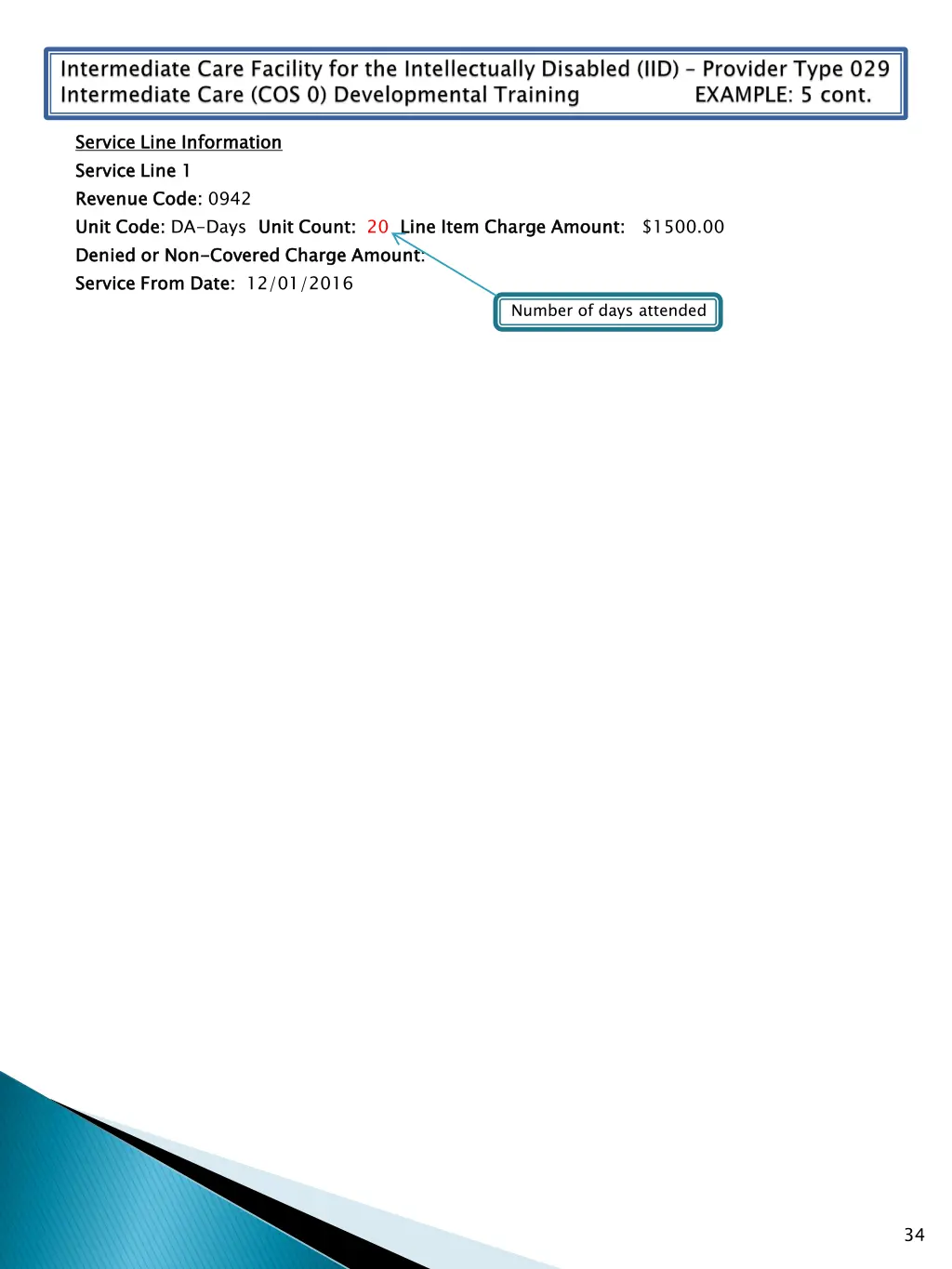 service line information service line 1 revenue 2