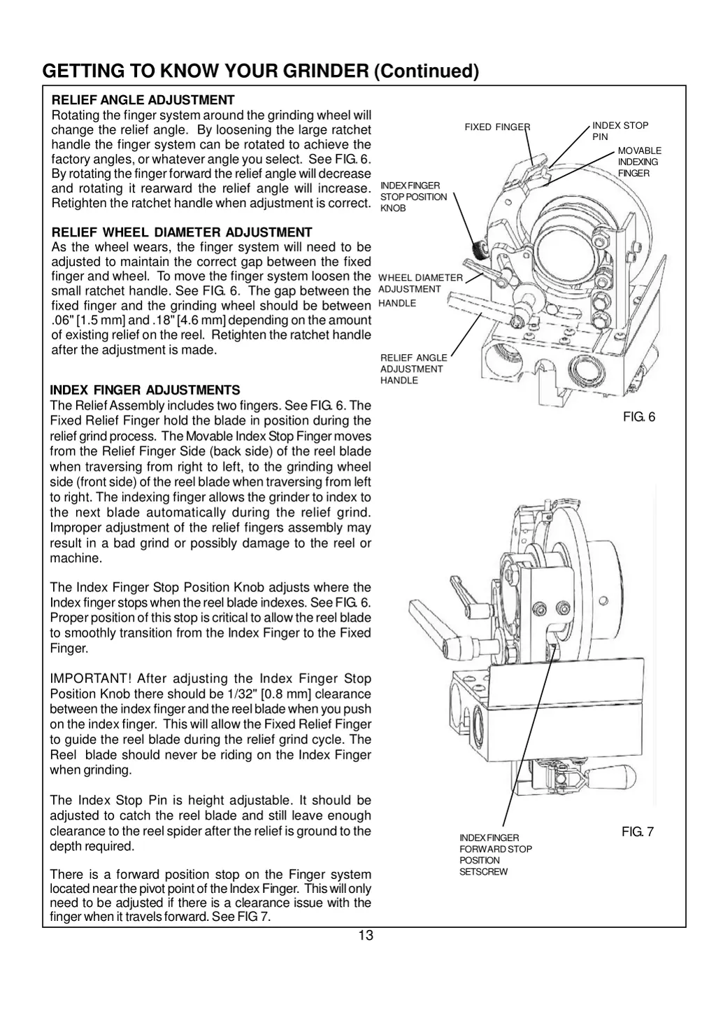 getting to know your grinder continued 4