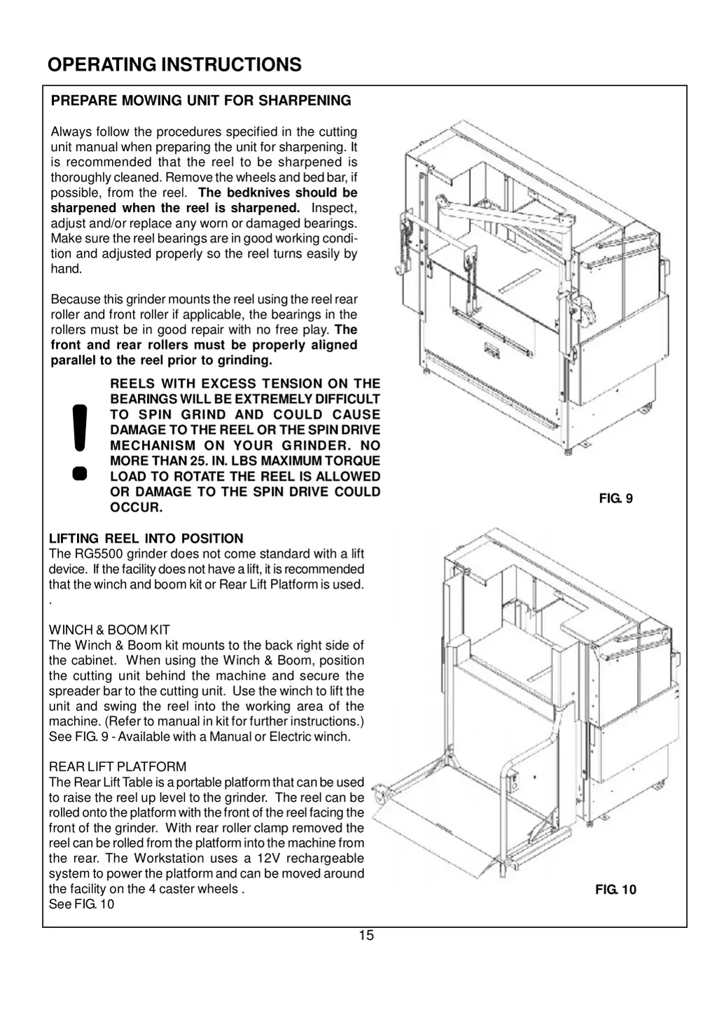 operating instructions