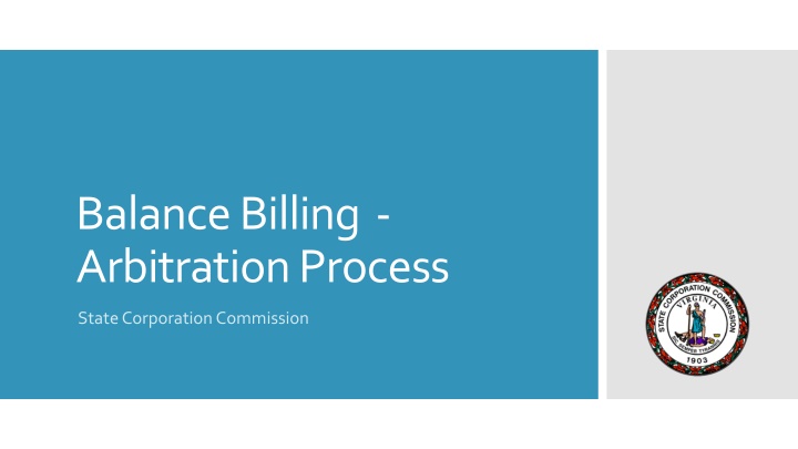 balance billing arbitration process