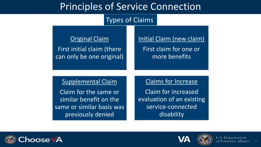 principles of service connection 7