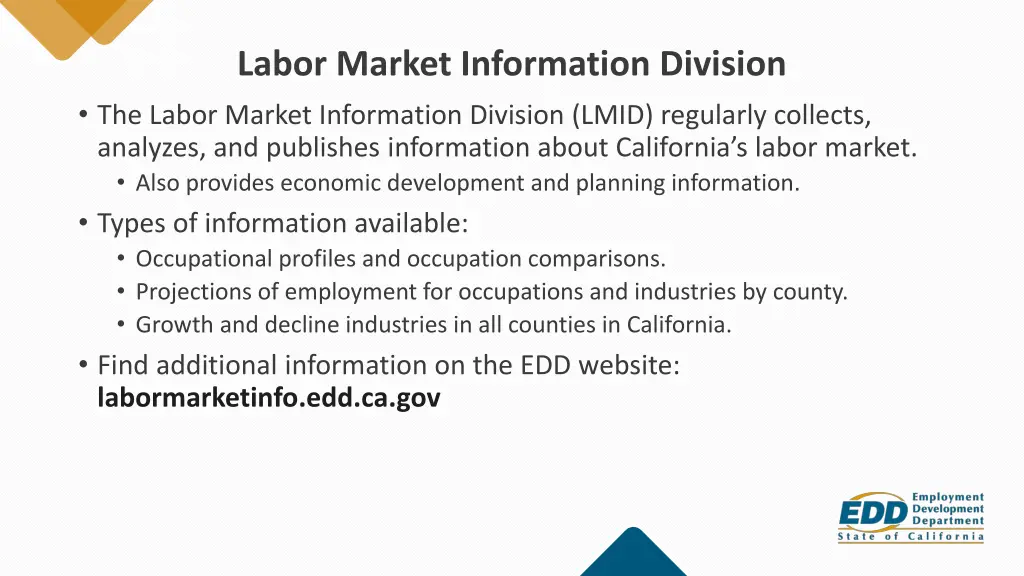 labor market information division the labor