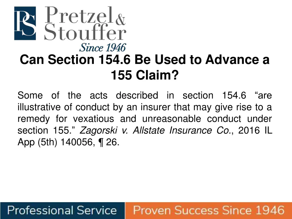 can section 154 6 be used to advance a 155 claim 2