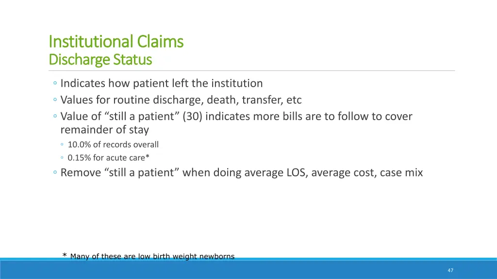 institutional claims institutional claims 2