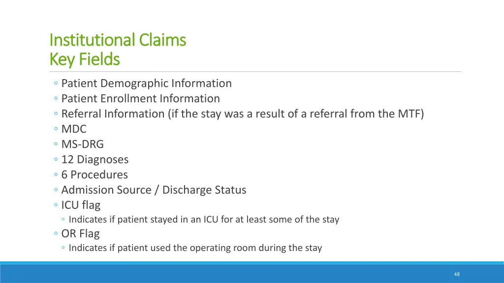 institutional claims institutional claims 3