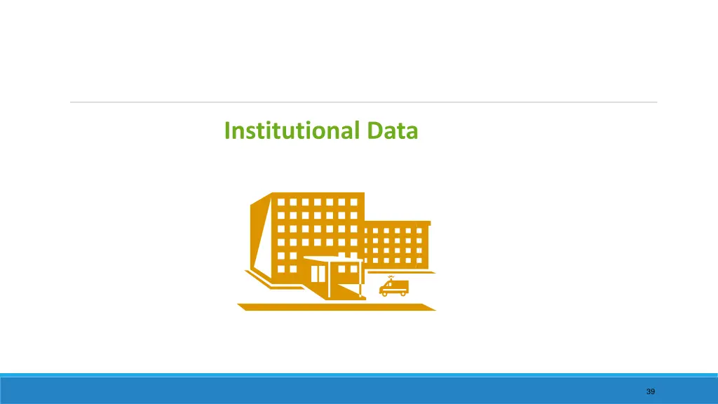 institutional data