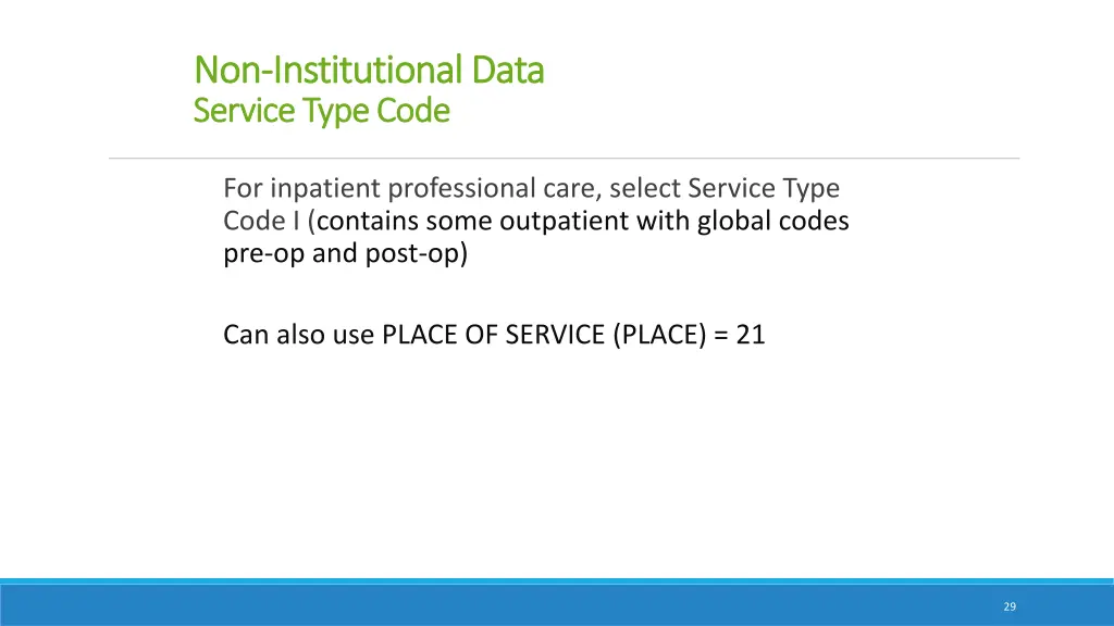 non non institutional data institutional data 3