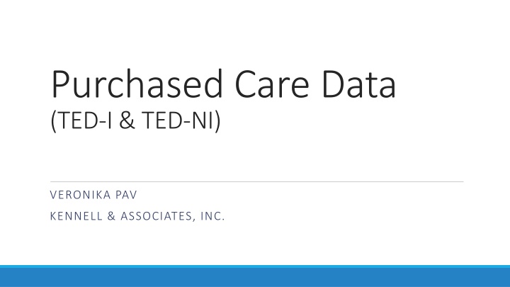 purchased care data ted i ted ni