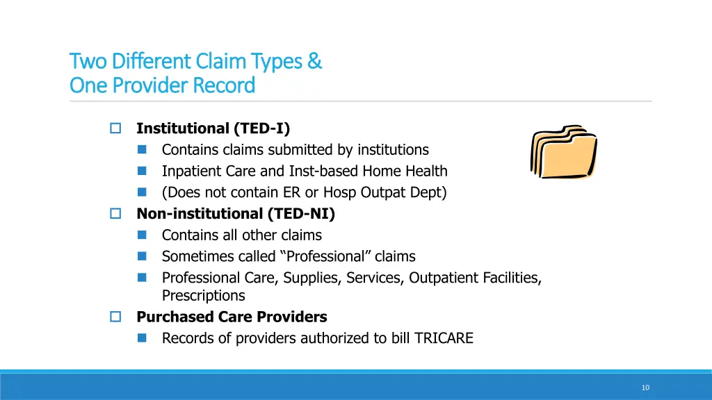 two different claim types two different claim