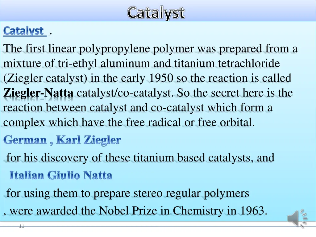 catalyst