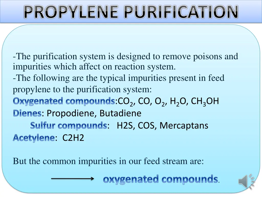 propylene purification 1