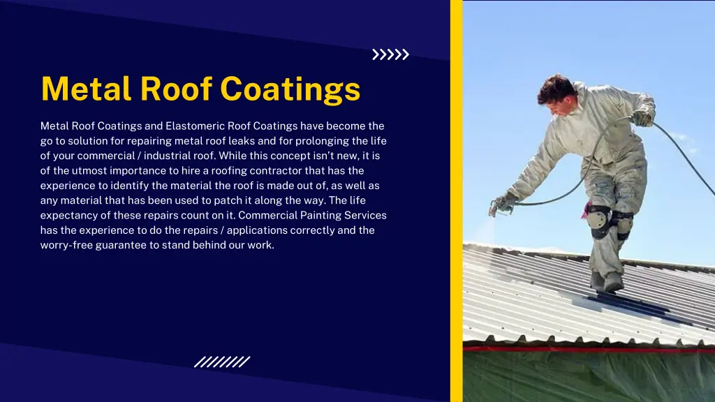 metal roof coatings