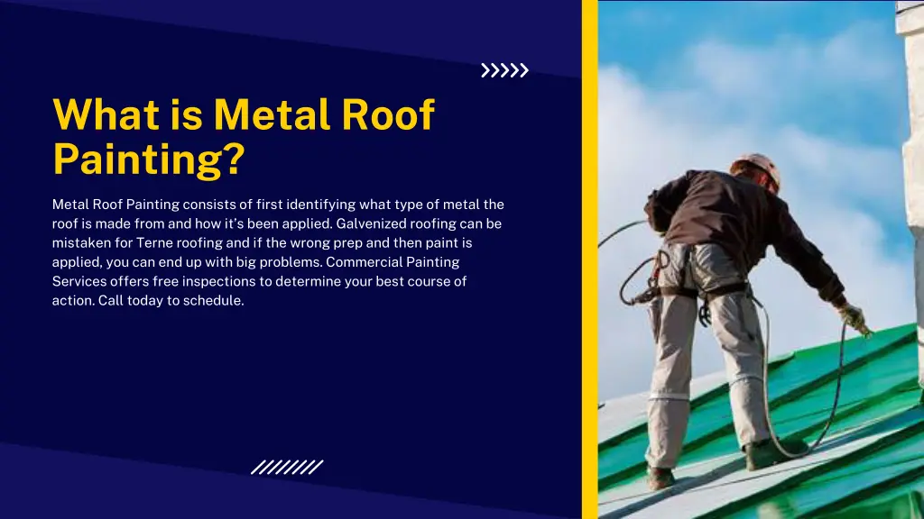 what is metal roof painting