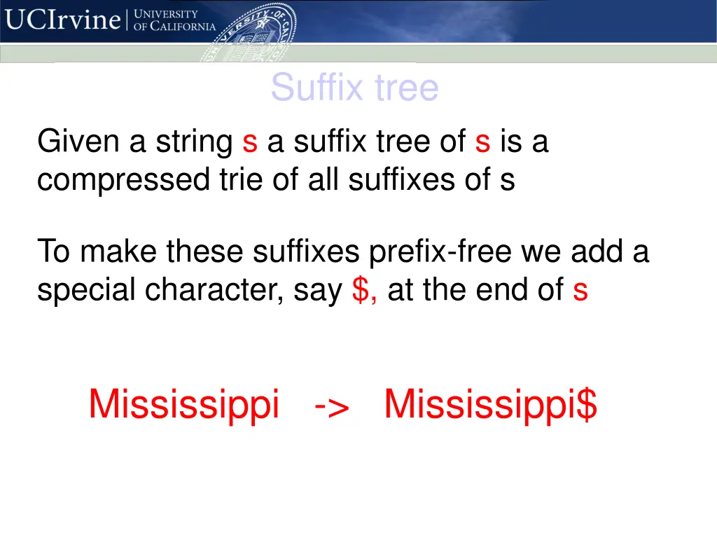 suffix tree