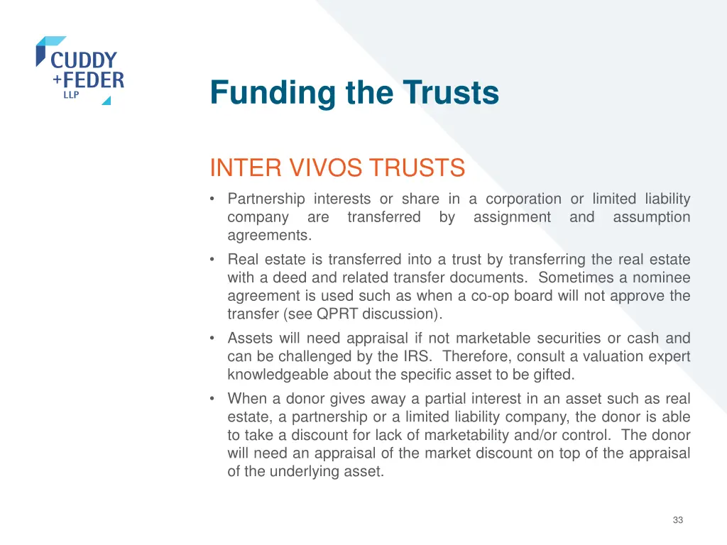 funding the trusts 3