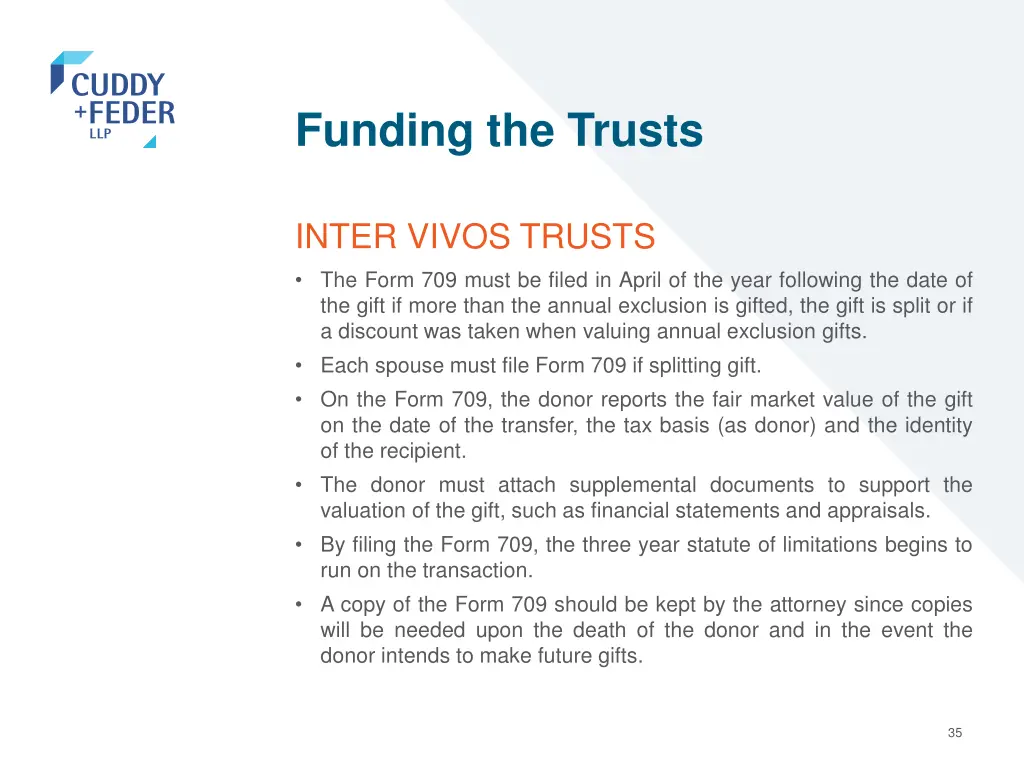 funding the trusts 5