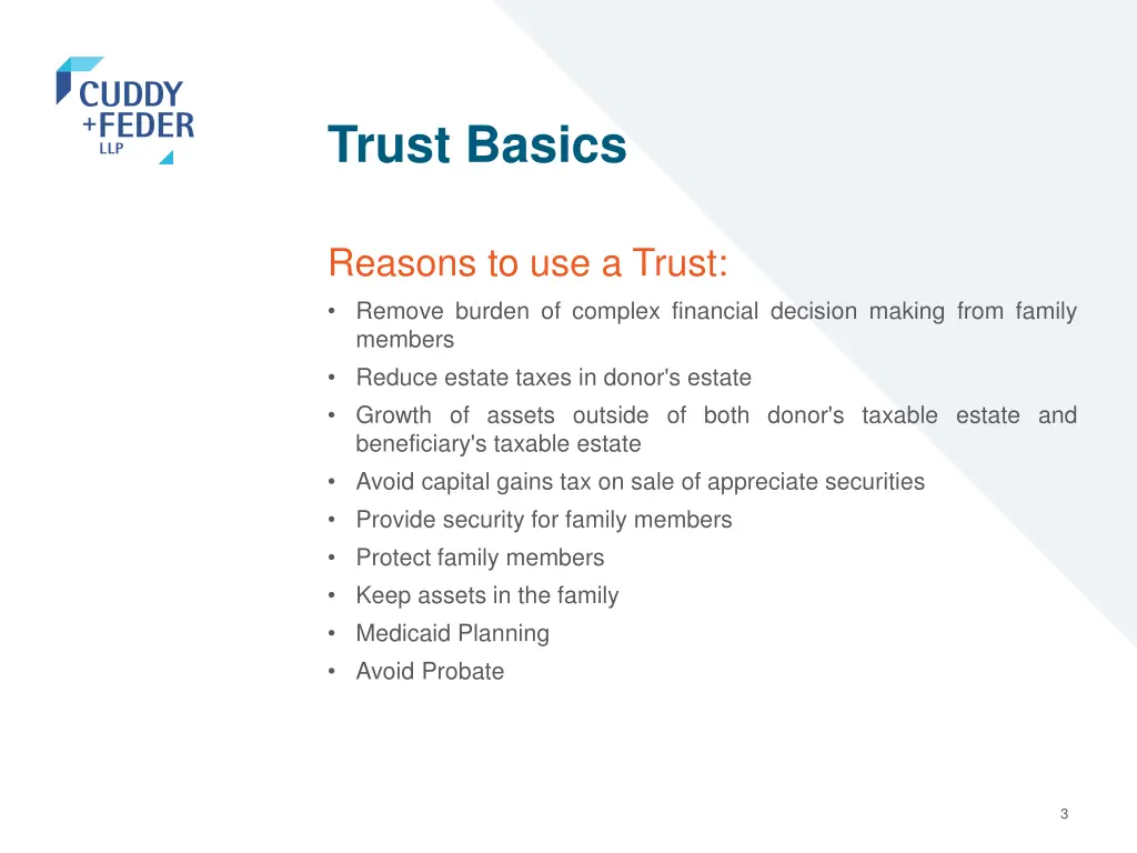 trust basics 1