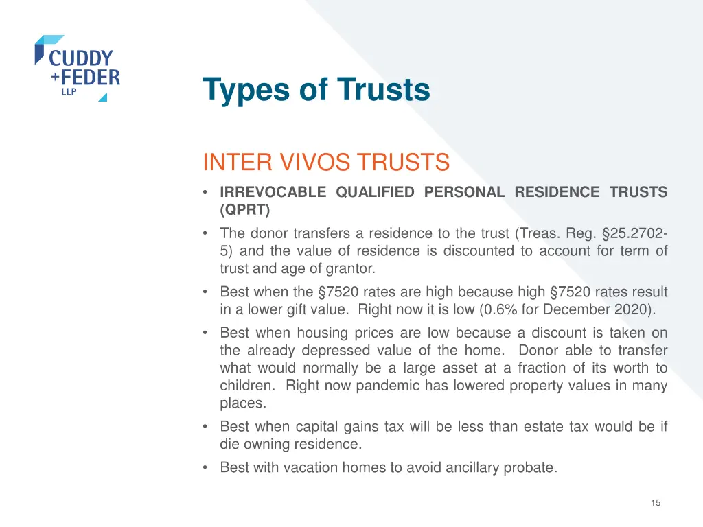 types of trusts 11