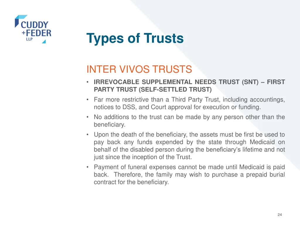 types of trusts 20