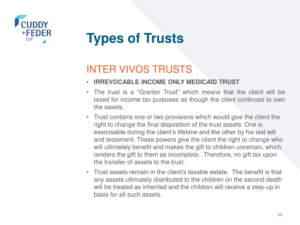 types of trusts 25