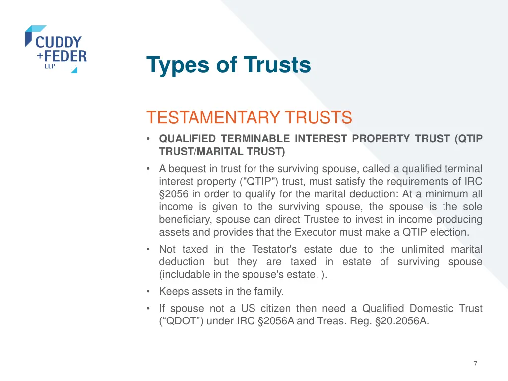 types of trusts 3