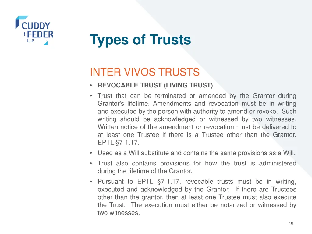 types of trusts 6