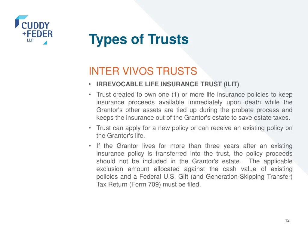 types of trusts 8