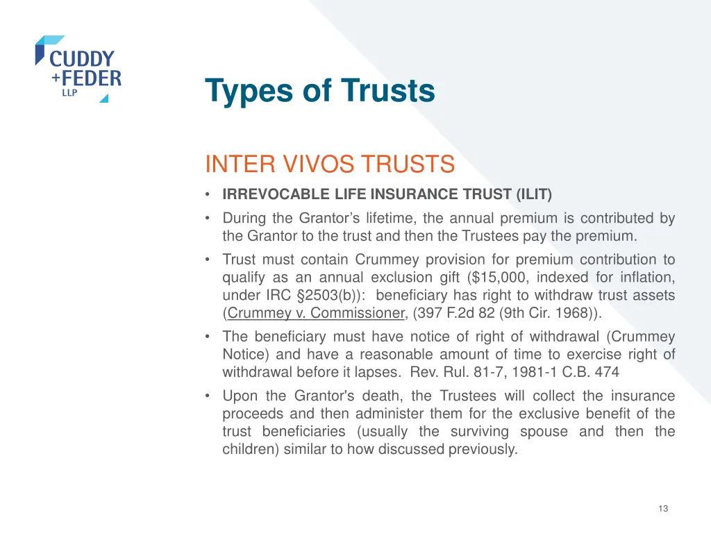 types of trusts 9