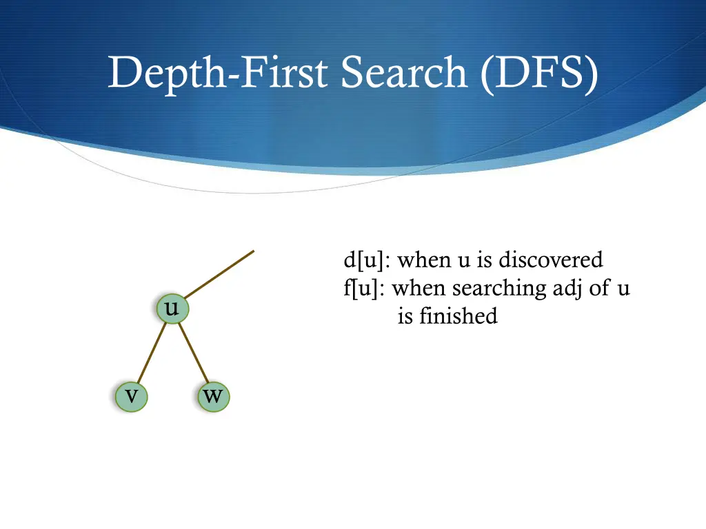 depth first search dfs 1