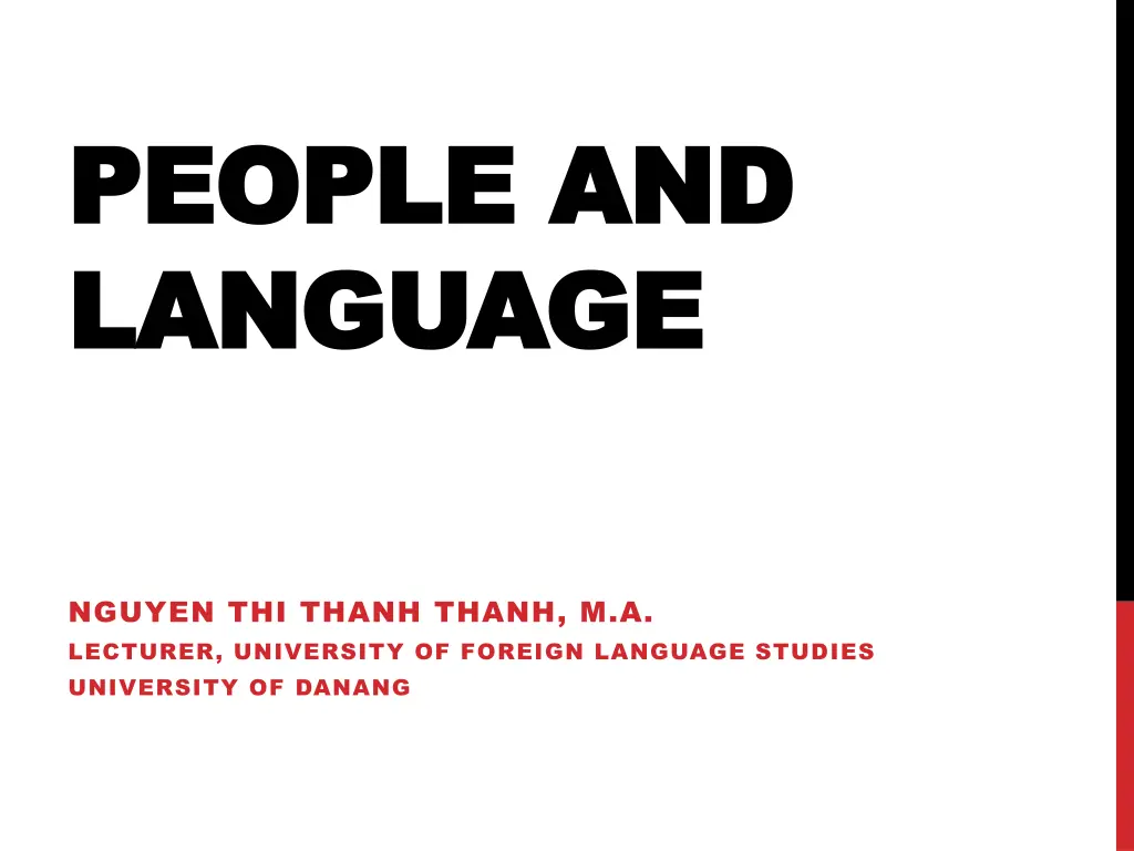 people and people and language language