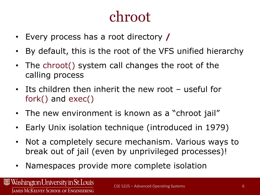 chroot