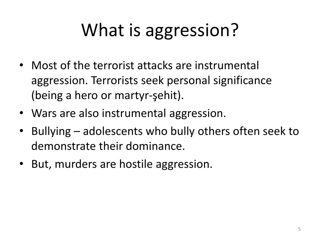 what is aggression 2