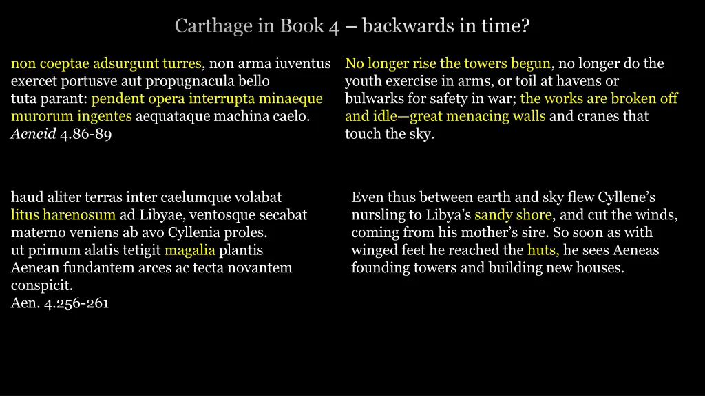 carthage in book 4 backwards in time