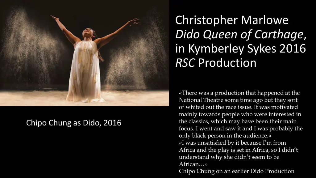 christopher marlowe dido queen of carthage