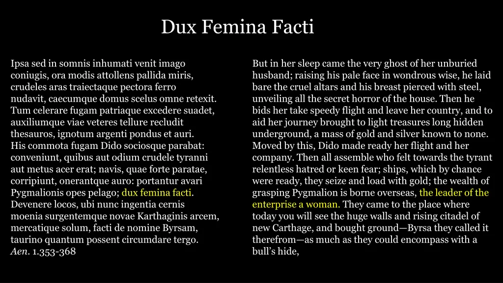 dux femina facti