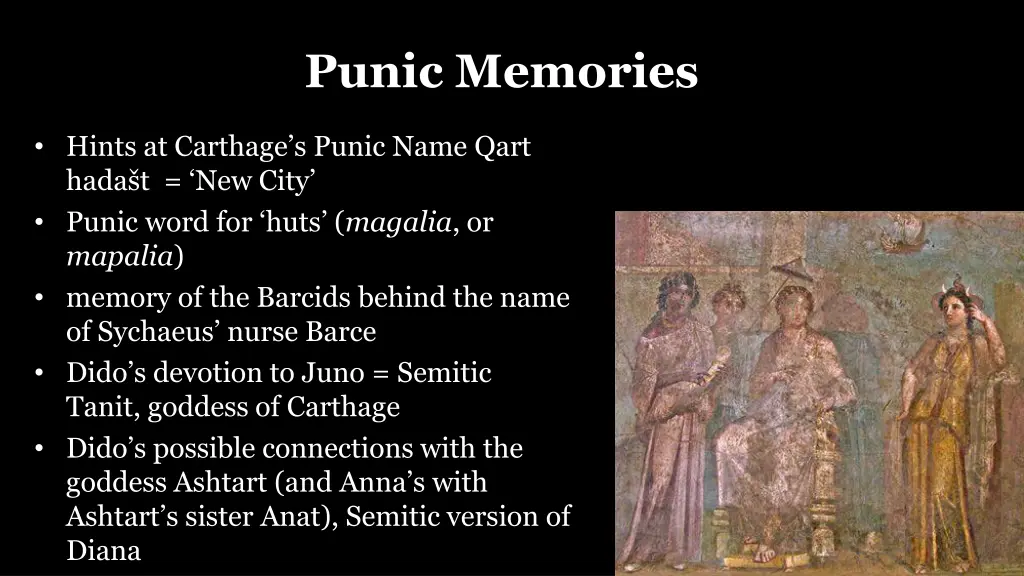 punic memories