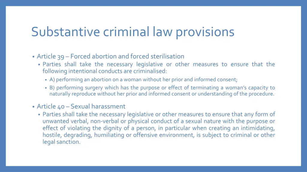 substantivecriminal law provisions 3