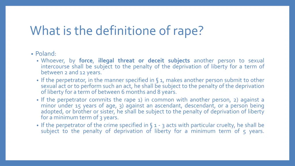 whatisthe definitione of rape