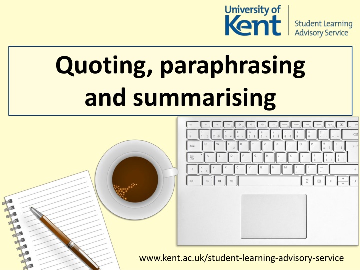 quoting paraphrasing and summarising