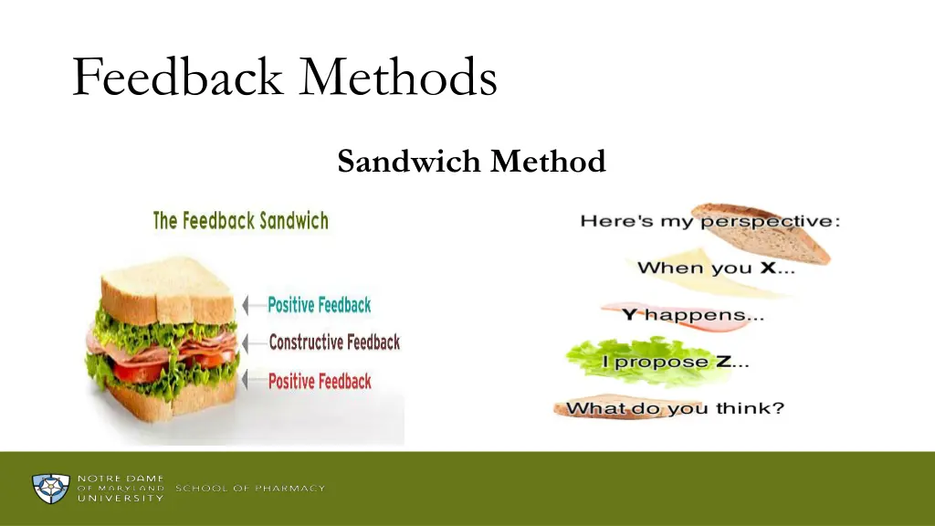 feedback methods