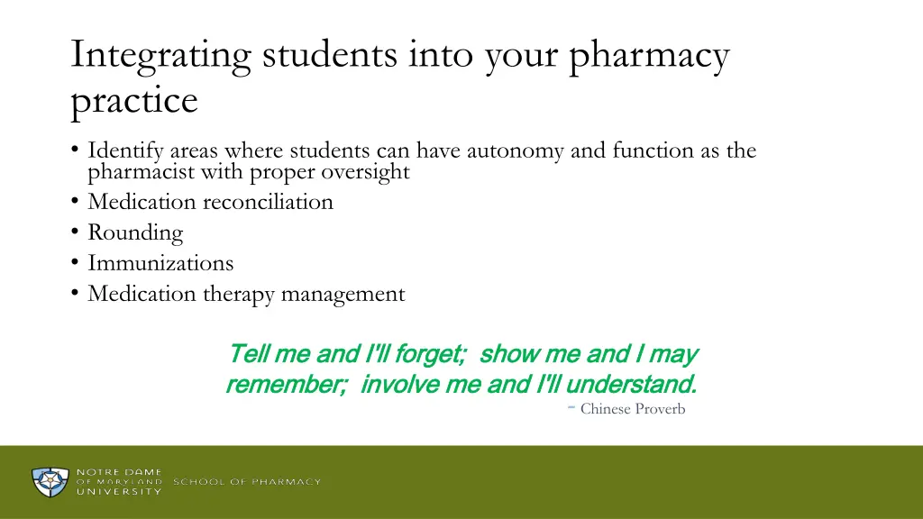 integrating students into your pharmacy practice 2