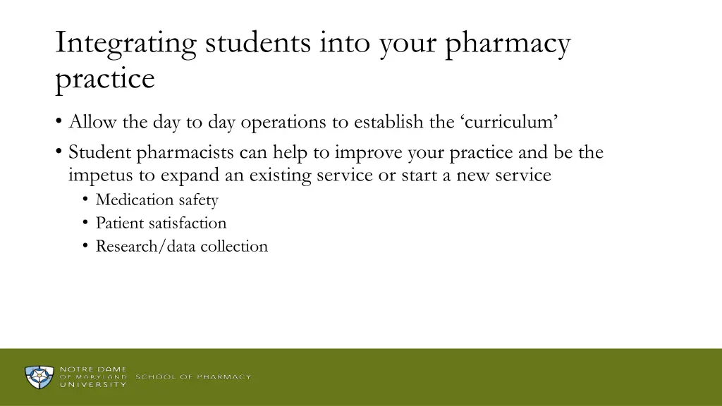 integrating students into your pharmacy practice 3