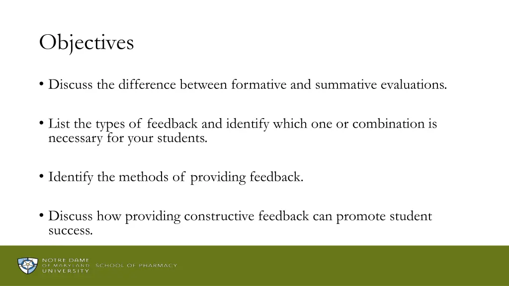 objectives 2