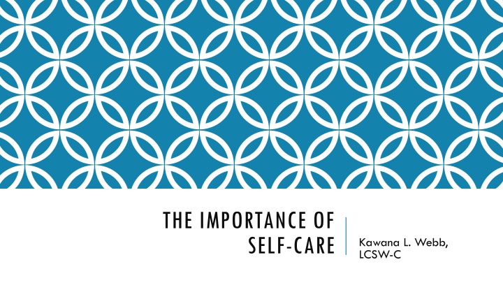 the importance of self care