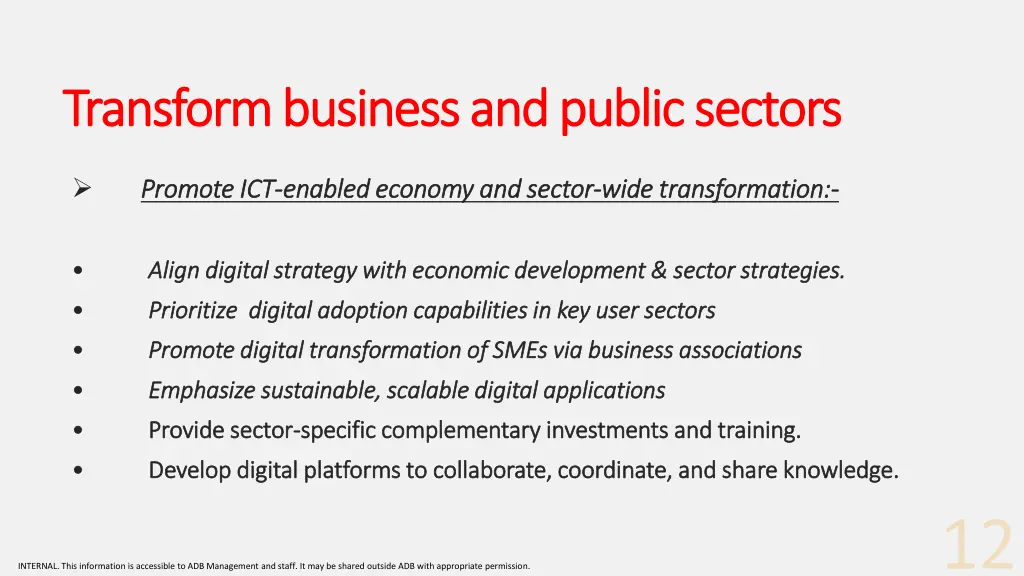 transform business and public sectors transform