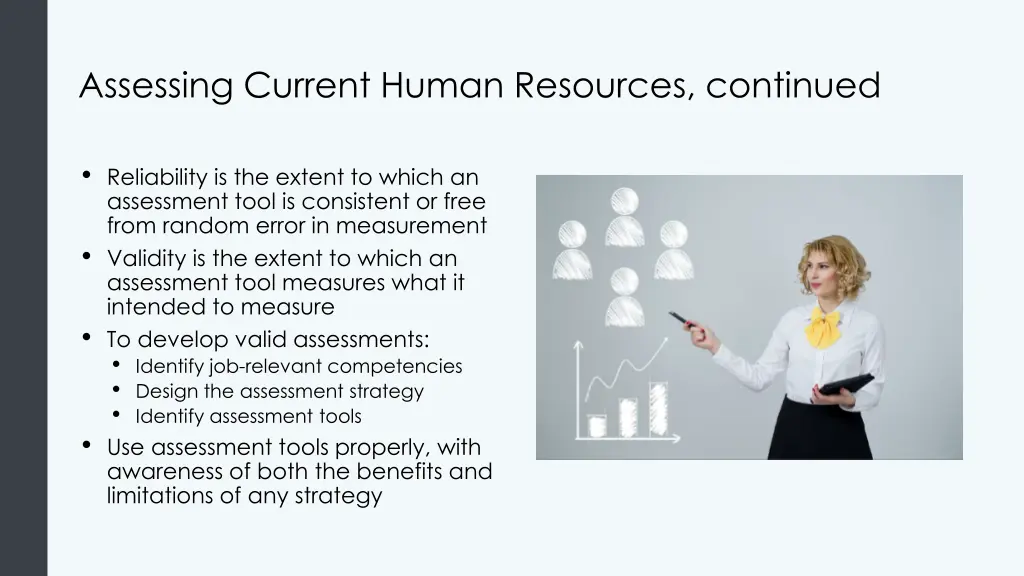 assessing current human resources continued