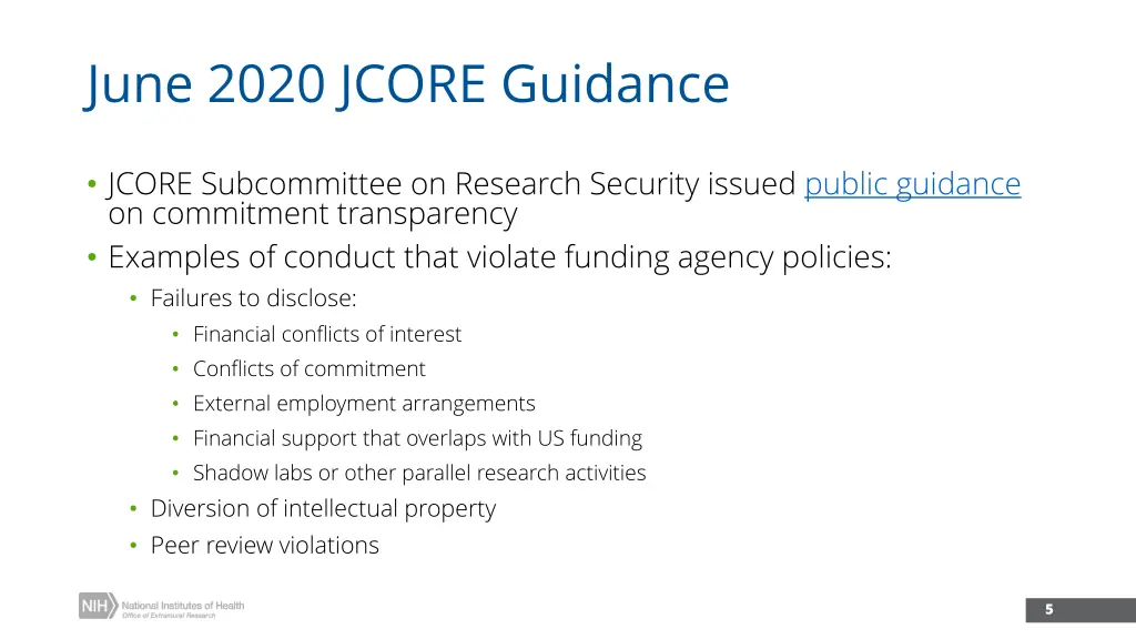 june 2020 jcore guidance