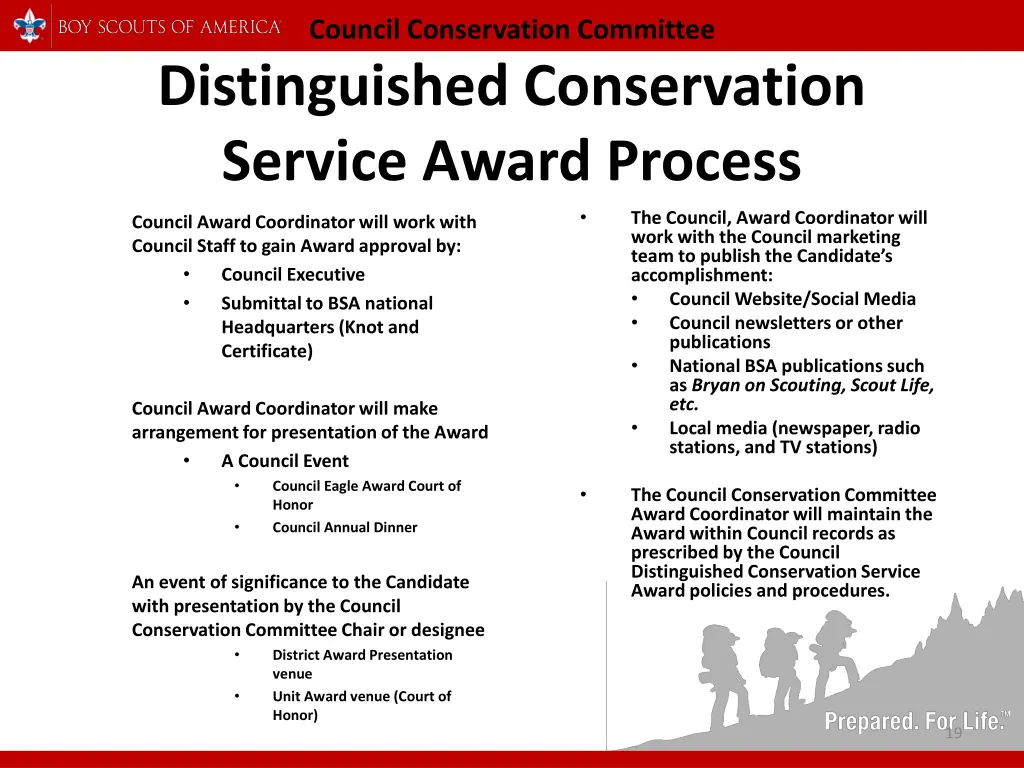 council conservation committee distinguished 13