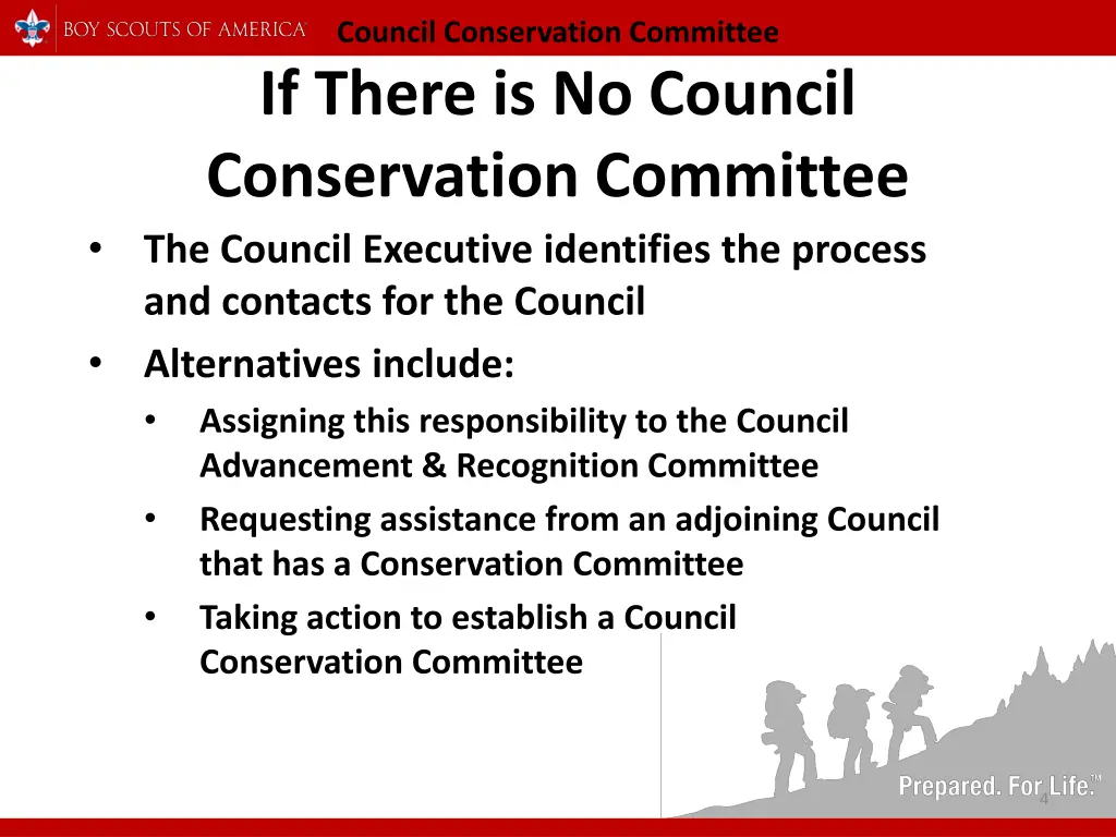 council conservation committee if there